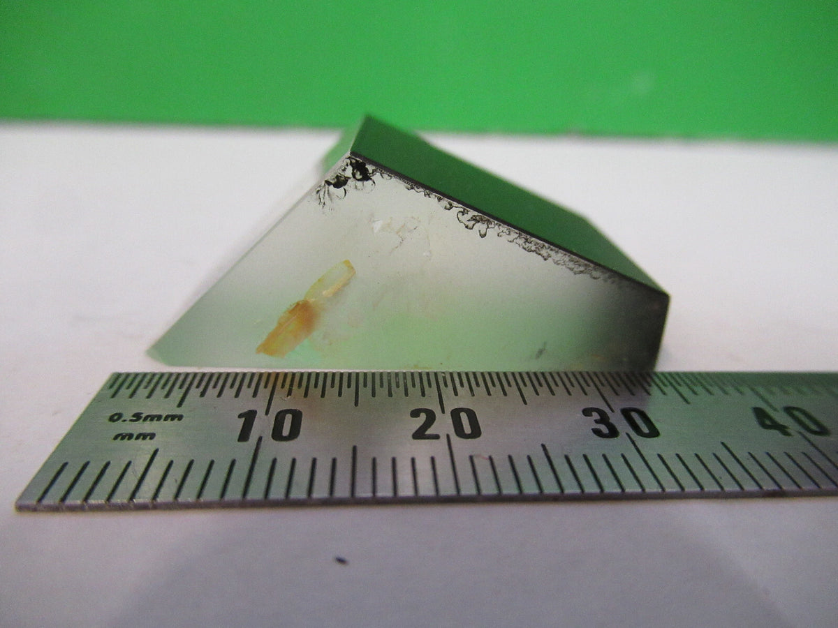 Ernst Leitz Wetzlar Germany Glass Prism Optics Microscope Part