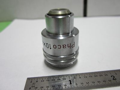 MICROSCOPE PART OBJECTIVE PHACO 10X LEITZ WETZLAR GERMANY OPTICS  BIN#F1-15
