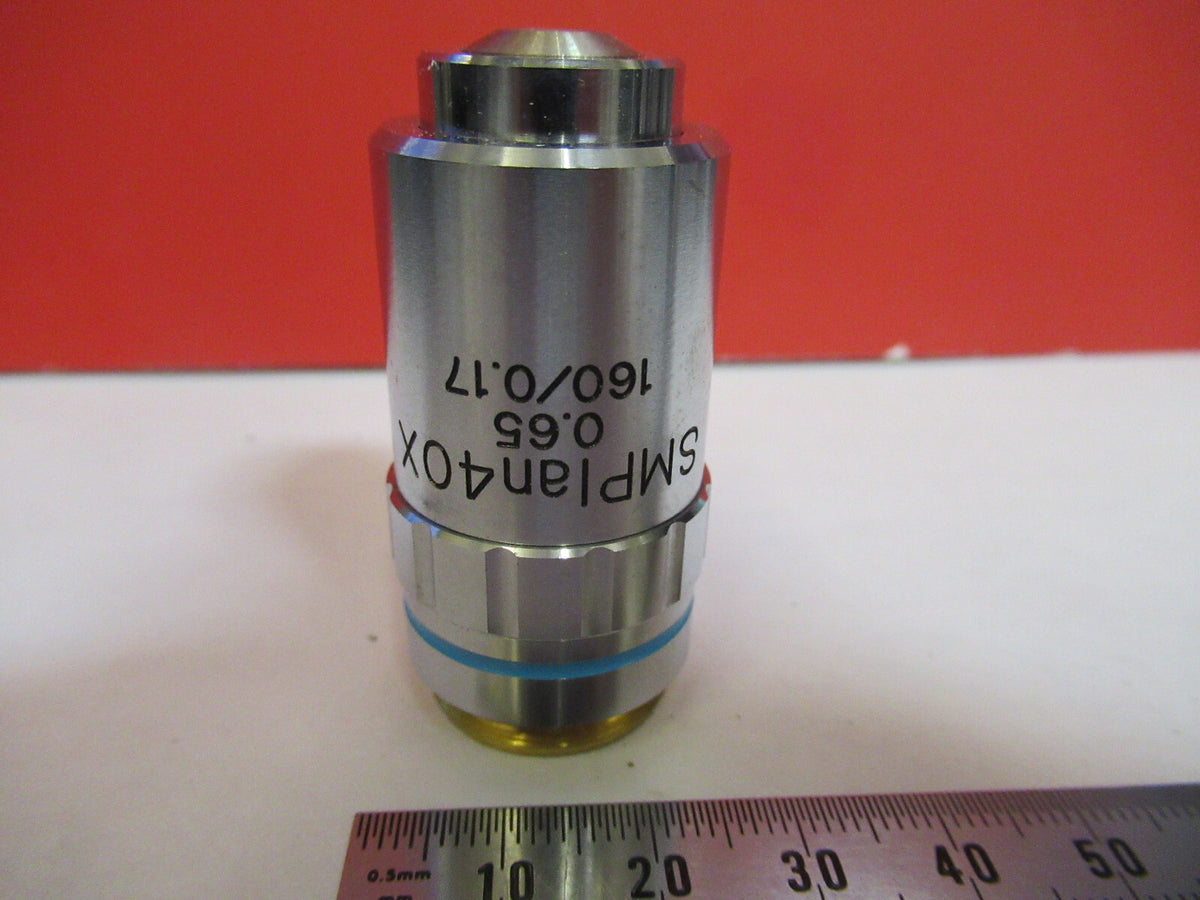 MEIJI JAPAN 40X /160 OBJECTIVE LENS  MICROSCOPE PART AS PICTURED  X8-B-06