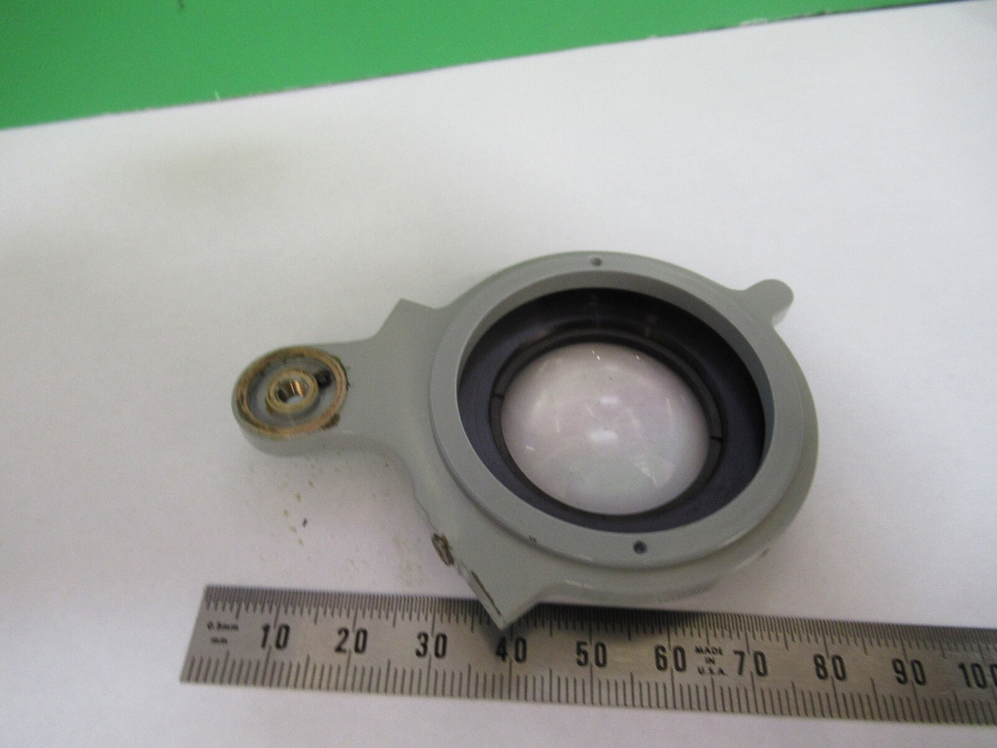 ANTIQUE TIYODA JAPAN CONDENSER LENS MICROSCOPE PART AS PIC A5-B-11