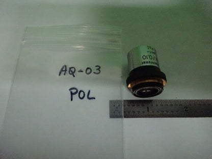MIKROSKOPTEIL ZEISS DEUTSCHLAND POLMI-OBJEKTIV 4X POL-OPTIK WIE BESEHEN #AQ-03
