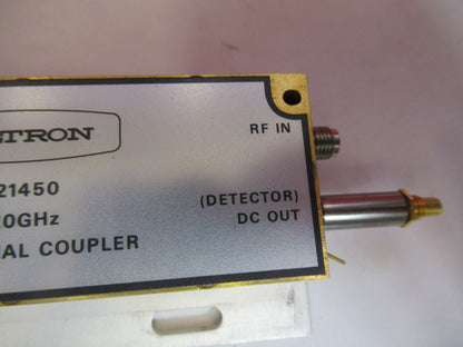 WILTRON DIRECTIONAL COUPLER MICROWAVE RF FREQUENCY 20 GHz AS PICTURED T7-A-41