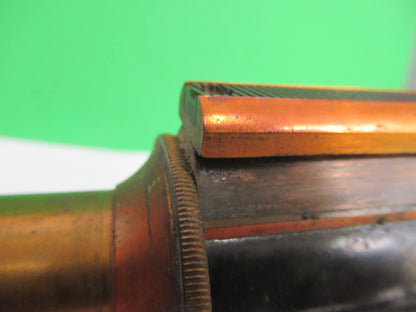 ANTIQUE BAUSCH LOMB TUBUS + NOSEPIECE MICROSCOPE PART AS PICTURED S7-A-17