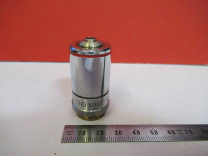 Industrial Bausch & Lomb 100X Lens Objective Microscope