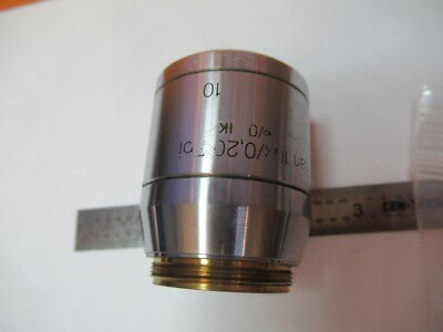 POLYVAR REICHERT AUSTRIA OBJECTIVE 10X IK MICROSCOPE PART AS PICTURE &W8-A-101