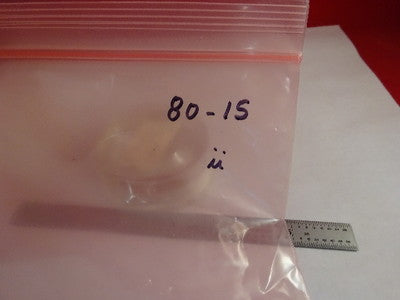 OPTICAL FLAT COHERENT FUSED SILICA 2.5" DIAMETER LASER OPTICS AS IS #80-15