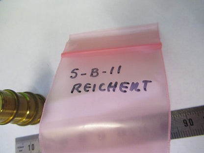 ANTIQUE BRASS REICHERT AUSTRIA OBJECTIVE RARE MICROSCOPE PART AS PICTURED 5-B-11