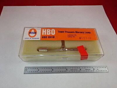 MICROSCOPE PART OSRAM GERMANY HBO LAMP BULB 100W/1 LEITZ OPTICS AS IS B#U7-B-03