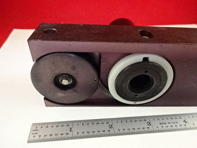MICROSCOPE PART POLYVAR REICHERT LEICA DIAPHRAGM IRIS OPTICS AS IS B#Q2-A-10