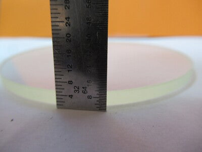 GLASS STAGE PLATE MICROSCOPE PART OPTICS AS PICTURED &7B-B-199