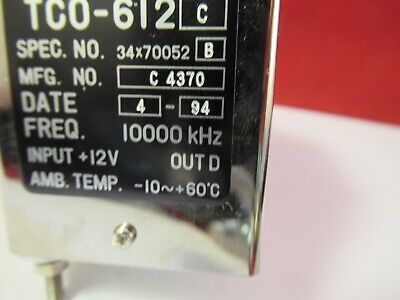 TOYOCOM 10 MHz QUARTZ PRECISION FREQUENCY STANDARD OSCILLATOR AS IS &13-A-17