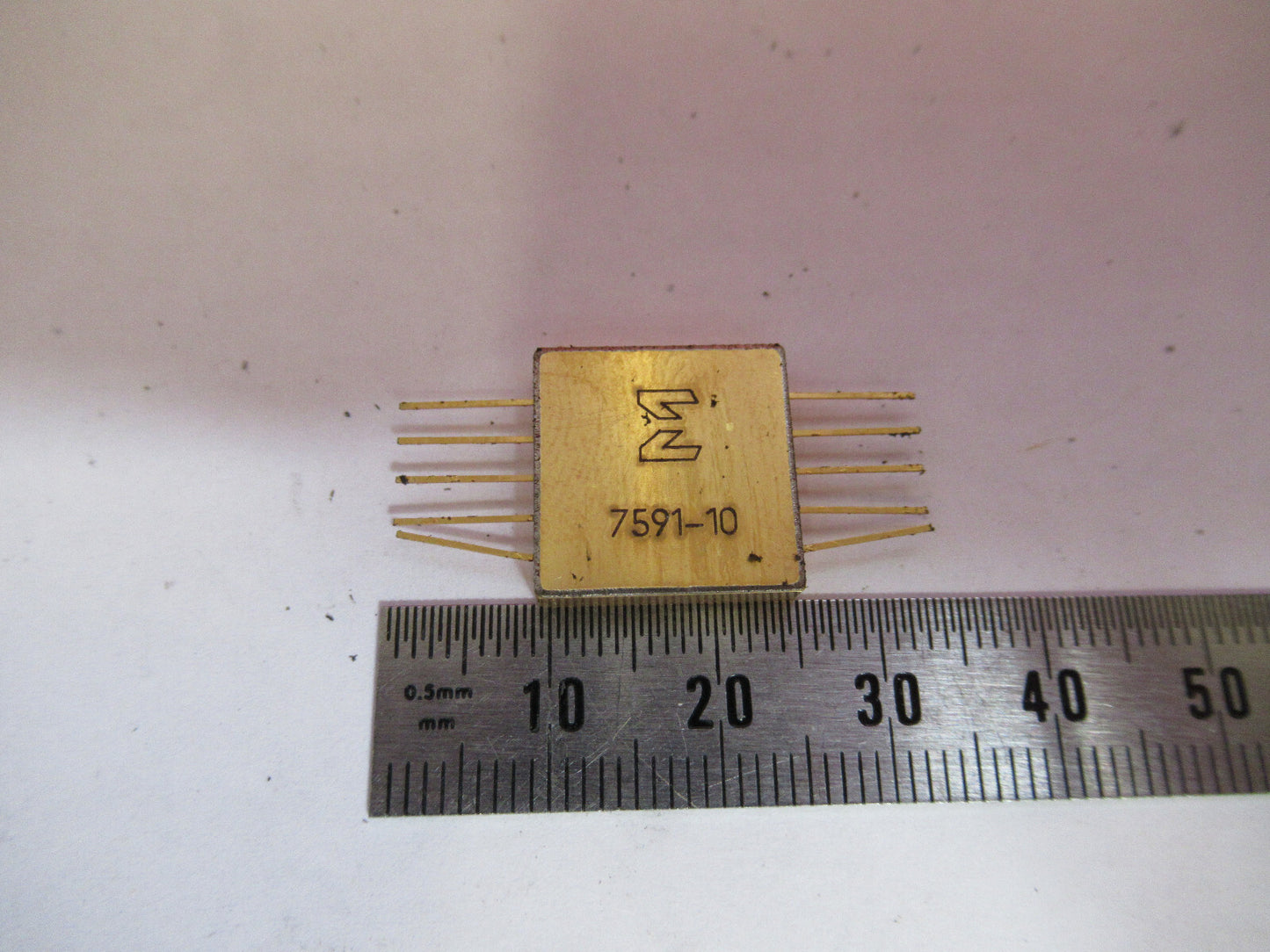 PCB PIEZOTRONICS ENDEVCO 7591-10 DC ACCELEROMETER AS PICTURED X8-B-17