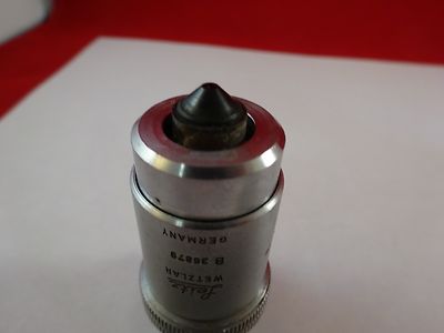 MICROSCOPE PART OBJECTIVE FL 50X LEITZ GERMANY OPTICS AS IS BIN#R2-C-03