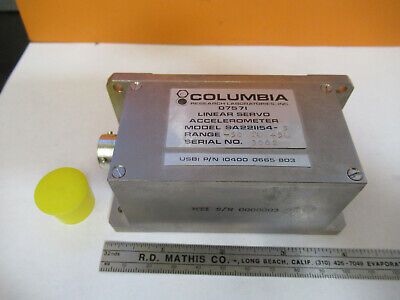 COLUMBIA RESEARCH LINEAR ACCELEROMETER SERVO AIRCRAFT AS PICTURED PART P5-A-52