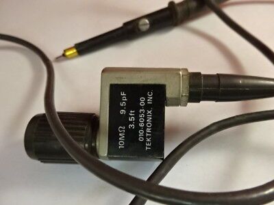 TEKTRONIX OSCILLOSCOPE ELECTRONIC PROBE 010-6053-00 10 MEGA OHM AS IS &4B-A-32