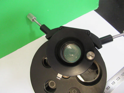 WILD HEERBURGG PHASE CONTRAST CONDENSER MICROSCOPE PART AS PICTURED &S8-A-80
