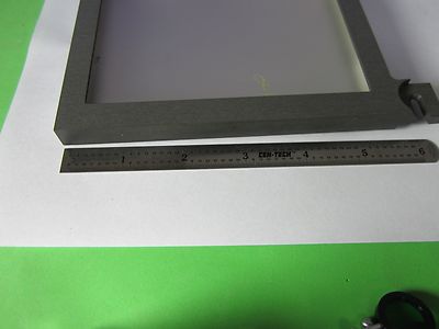 OPTICAL INFRARED MIRROR SLIDE SPECTRA TECH LASER OPTICS BIN #34-03