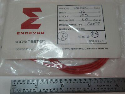 MEGGITT ENDEVCO LOW NOISE CABLE 3090C 36" inch for PIEZO SENSOR AS PIC #16-C-43