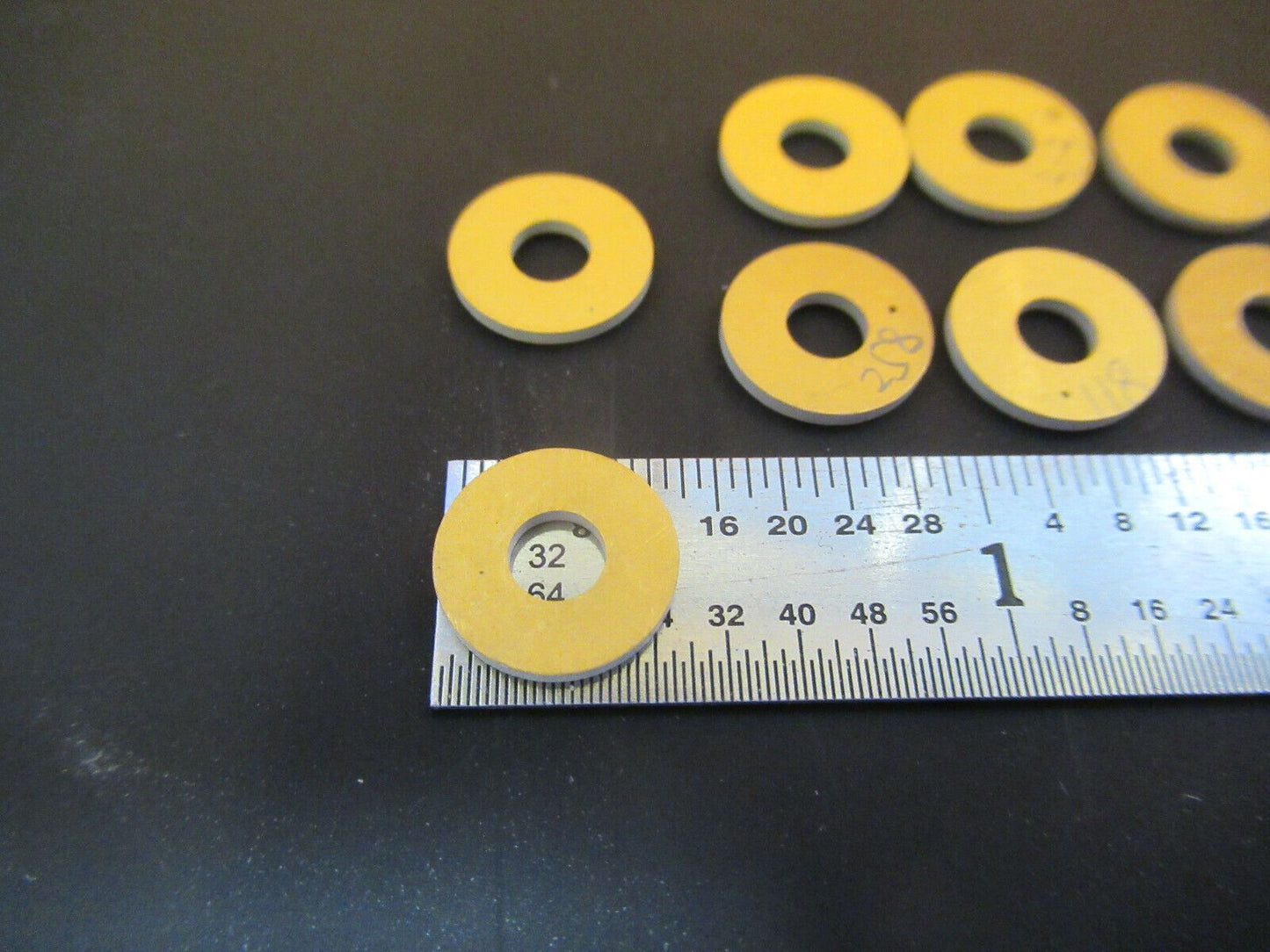 LOT BISMUTH TITANATE PIEZOELECTRIC BLANKS GOLD PLATED ULTRASONIC SENSOR FT1-A-87