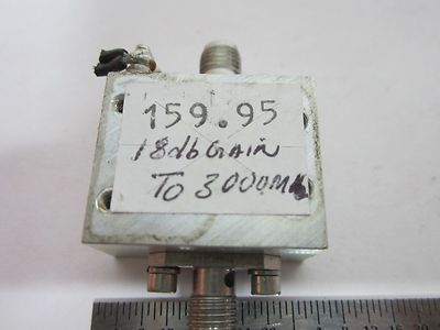COUGAR COMPONENTS 3 GHz AMPLIFIER AC3064C 18 dB gain RF FREQUENCY BIN#B2-C-82