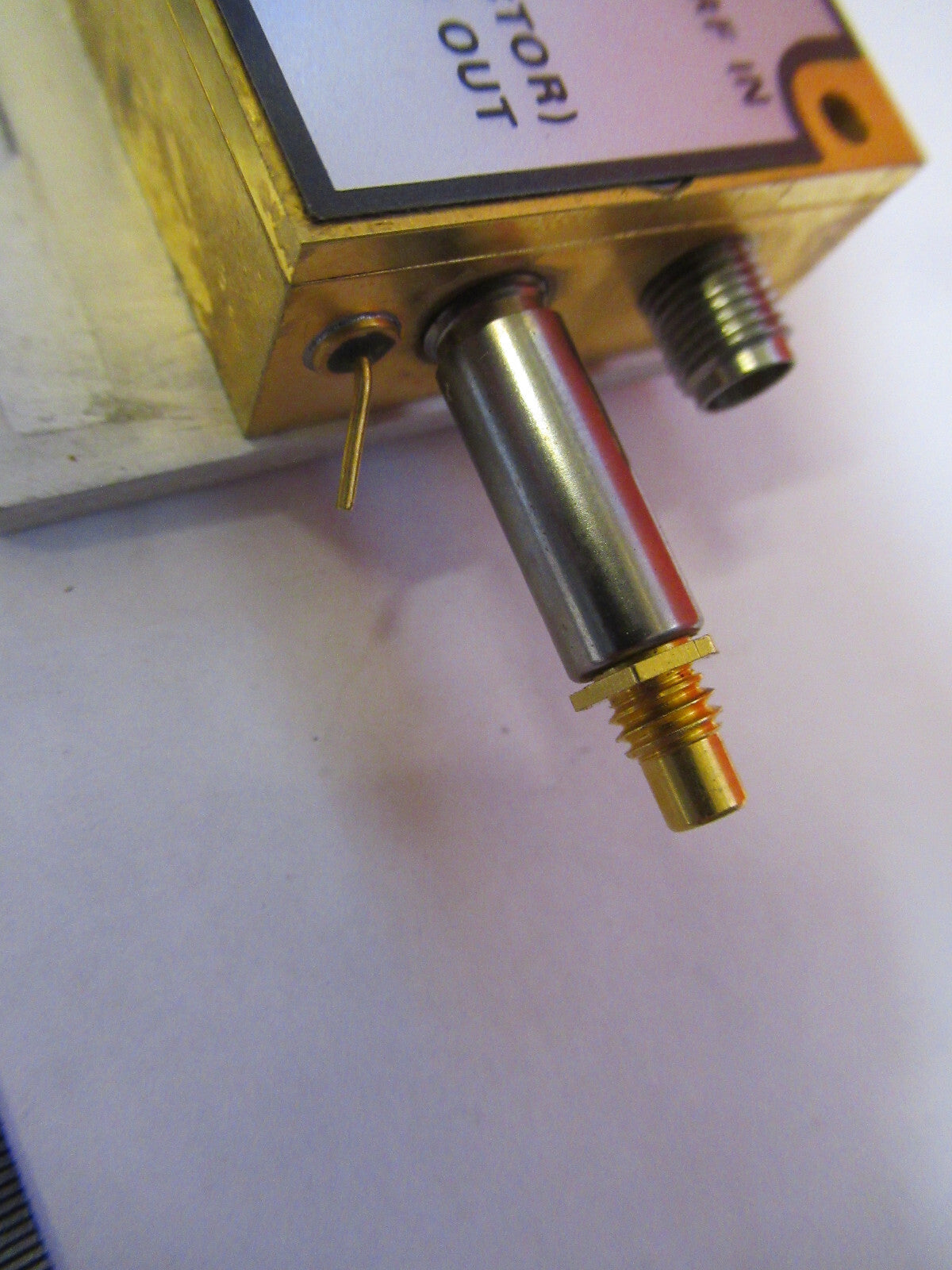 WILTRON DIRECTIONAL COUPLER MICROWAVE RF FREQUENCY 20 GHz AS PICTURED T7-A-41