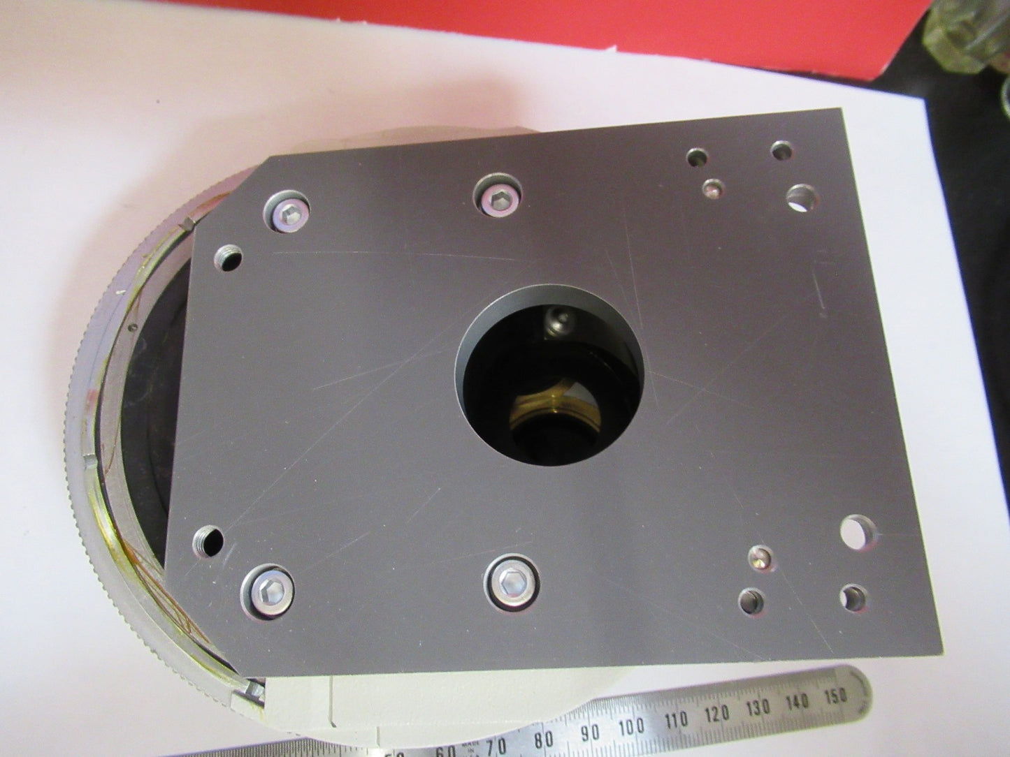 LEICA LEITZ GERMANY DMRX NOSEPIECE MICROSCOPE PART AS PICTURED FT-2-150