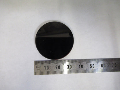 OPTICAL GLASS DARK BLUE FILTER LASER OPTICS LENS AS PICTURED U8-A-126