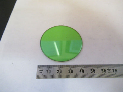 CARL ZEISS JENA BLUE GREEN FILTER OPTICS MICROSCOPE PART AS PICTURED &F9-A-76