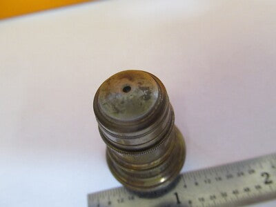 Antique Brass Ernst Leitz 1/12 Objective Microscope Part