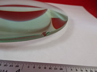 Optical Large Bi Convex Glass Lens 5" Dia 9.8 Fl Laser Optics