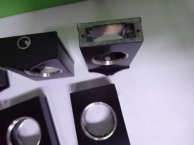 Microscope Fixtures Lot Objective Holder Optics AS IS