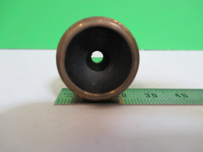 ANTIQUE BAUSCH LOMB BRASS OBJECTIVE LENS MICROSCOPE PART AS PICTURED Q9-A-46