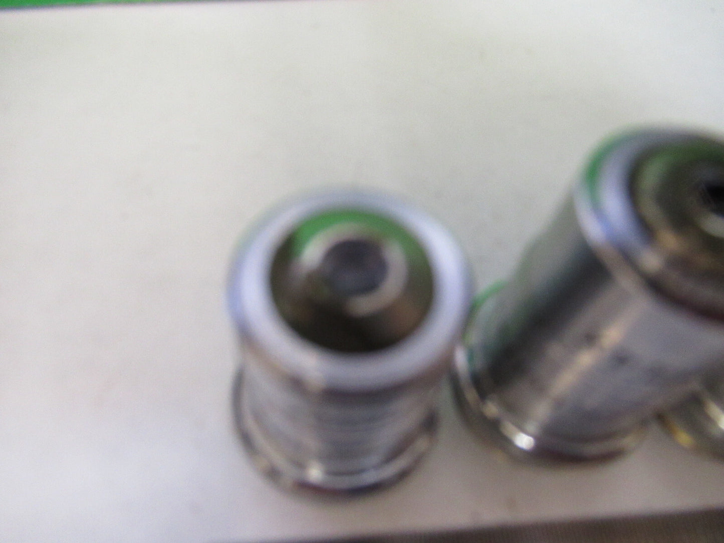 SPENCER 10X 44X 95X OBJECTIVE LOT MICROSCOPE PART OPTICS AS PICTURED X9-B-77