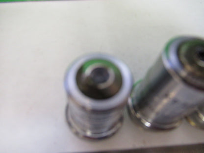 SPENCER 10X 44X 95X OBJECTIVE LOT MICROSCOPE PART OPTICS AS PICTURED X9-B-77