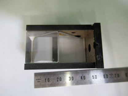 ANTIQUE BAUSCH LOMB PRISM HEAD OPTICS MICROSCOPE PART AS PICTURED S4-B-06