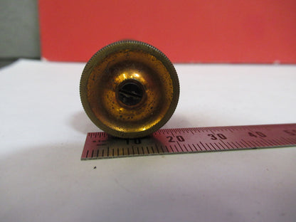 ANTIQUE BRASS SPENCER STAGE MICROMETER KNOBS MICROSCOPE PART AS PICTURED S3-B-20