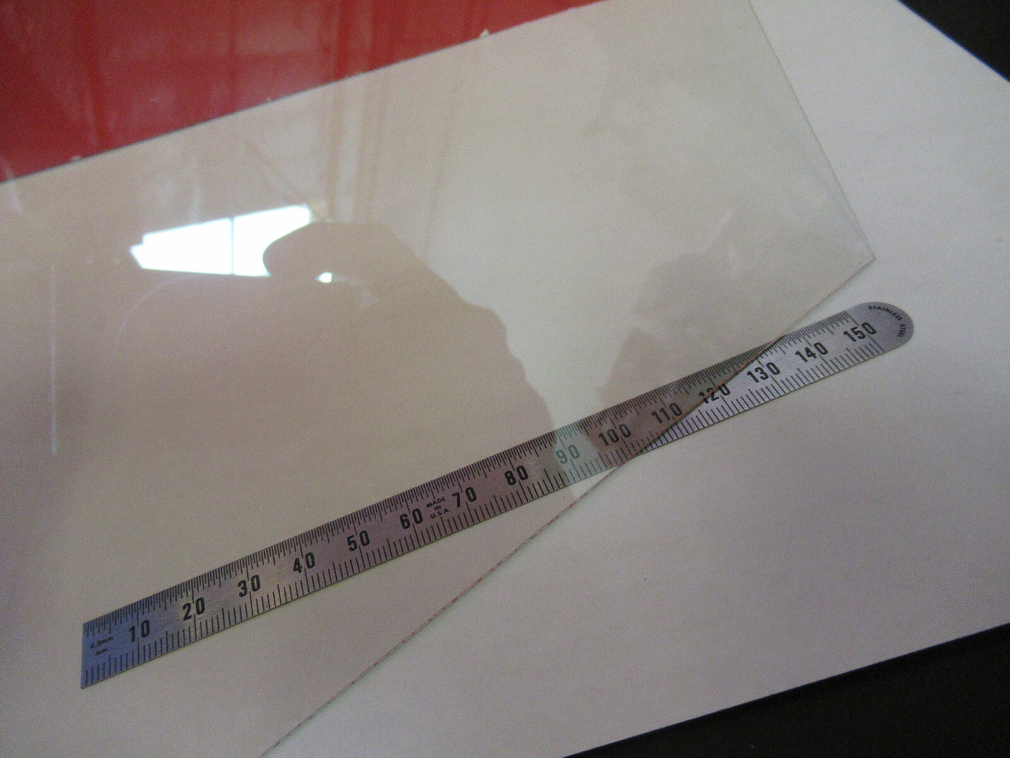 OPTICAL BK7 GLASS COATED LARGE PLATE WINDOW LASER OPTICS X3-B-33