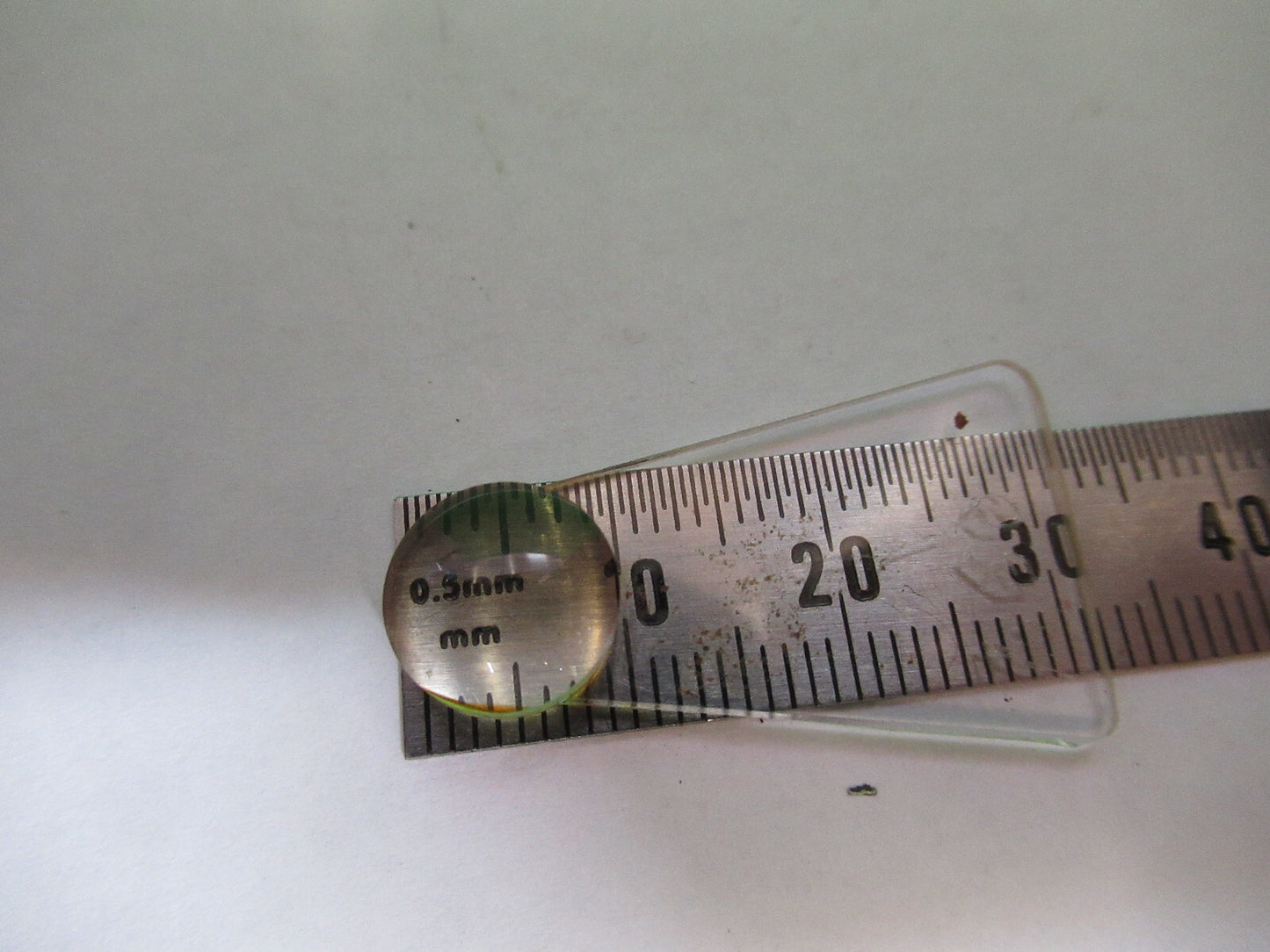 OPTICAL  WEIRD LENS PLANO CONVEX TOOL GLASS OPTICS AS PICTURED S4-B-14