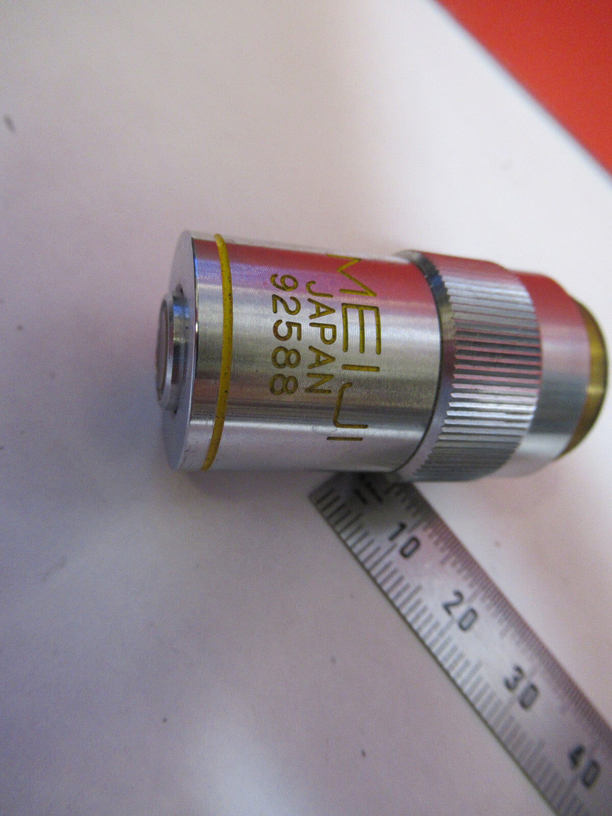 Meiji Japan 10X /160 Objective Lens Microscope Part