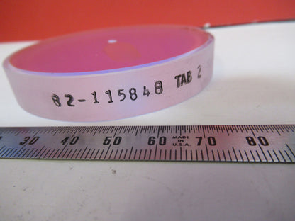 Optical Flat Fused silica Holed Laser Optics Dichroic Coated
