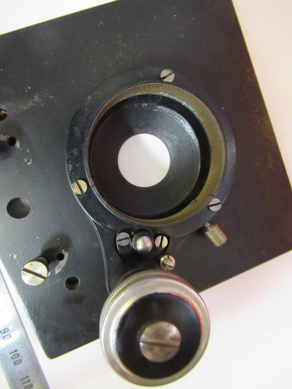 BAUSCH LOMB STAGE TABLE SPECIMEN MICROSCOPE PART AS PICTURED Y4-A-50