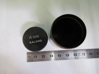 BAUSCH LOMB BRASS OBJECTIVE CANISTER MICROSCOPE PART AS PICTURED X6-A-54