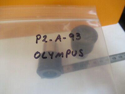 PAIR OLYMPUS JAPAN EYEPIECE OCULAR WF10X MICROSCOPE PART AS PICTURED #P2-A-93