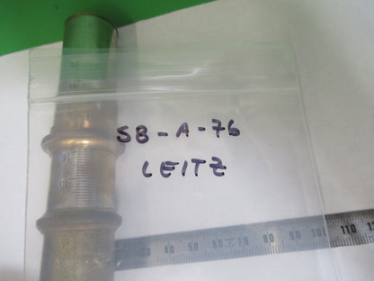 Ernst Leitz Germany Tubus Brass Antique Microscope Part
