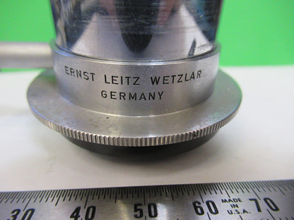 ANTIQUE LEITZ GERMANY CONDENSER + IRIS MICROSCOPE PART AS PICTURED X6-A-117