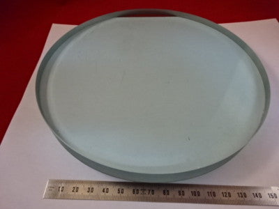 Large Thick Optical Glass Plate Optics [some scratches] AS IS