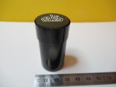 EMPTY ANTIQUE OBJECTIVE BRASS CAN LEITZ 6lg MICROSCOPE PART AS PICTURED &14-C-21