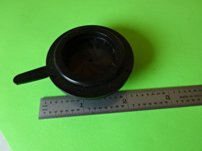 MICROSCOPE PART OPTICAL IRIS DIAPHRAGM OPTICS AS IS #L5-B-26