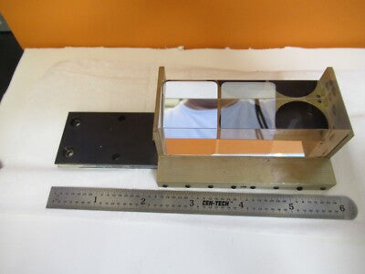 Leica Ernst Leitz Germany Slide Glass Prism Microscope Part AS Pic