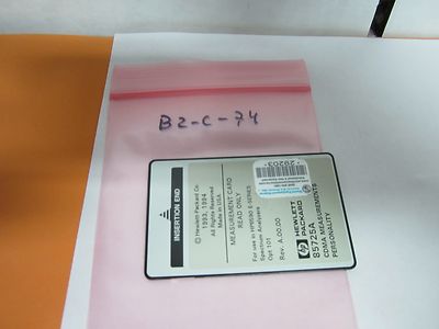 HP MEMORY CARD 85725A CDMA PCMCIA BYTES SRAM  BIN#B2-C-74